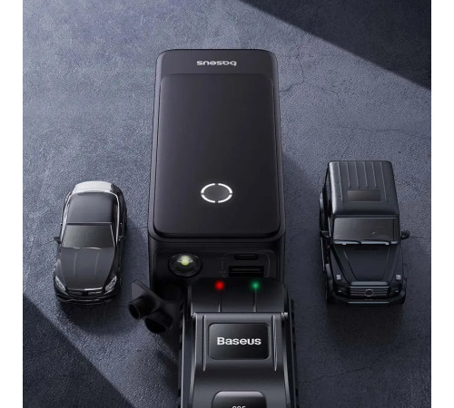 Автомобільний пуско-зарядний пристрій Baseus Super Energy Alpha Series Jump Starter 600A Cosmic Black (C00259200121-00)