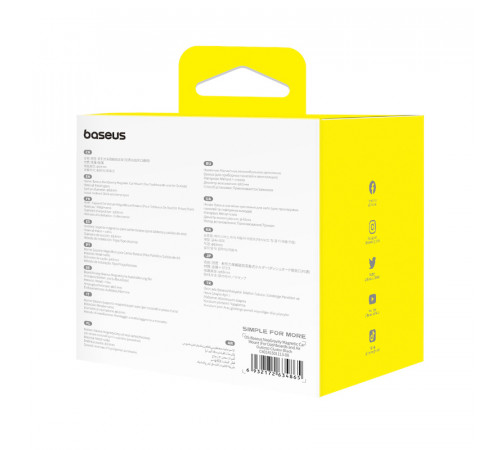 Автотримач для телефона Baseus NeoGravity Magnetic Car Mount (For Dashboards and Air Outlets) Cluster Black (C40141501113-00)