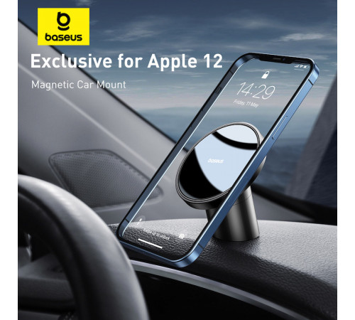 Автотримач для телефона Baseus NeoGravity Magnetic Car Mount (For Dashboards and Air Outlets) Cluster Black (C40141501113-00)