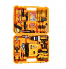 НЕТУ Дриль/шуруповерт + набір інструментів ((жовта), жовта валіза, 2 акум. 24V) (AT-CD2106-121) // [004] (5 шт/ящ)