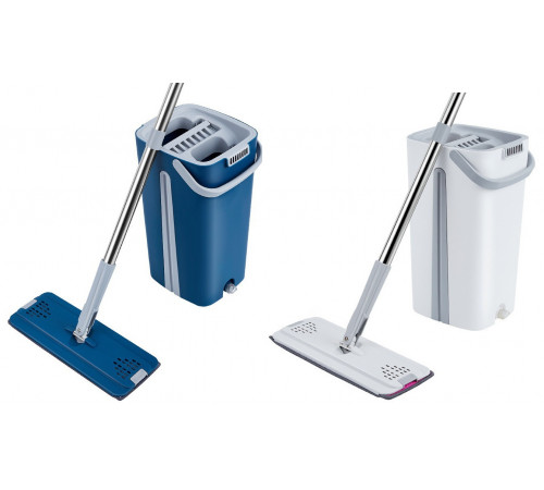 Швабра-ведро, лентяйка с отжимом MOP 502 (6л) (белая коробка) (24 шт/ящ)