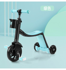 Детский транспорт 3в1 (БИРЮЗА) (VEL) (велосипед+самокат+велобег) // [101] (6 шт/ящ)