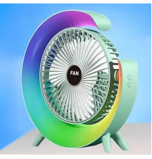 Вентилятор портативный Mini fan (VU-03/F2) (LED RGB, TYPE-C, аккум) // [602] (60 шт/ящ)
