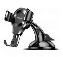 Автотримач для телефона Baseus Osculum Type Gravity Car Mount Black (SUYL-XP01)