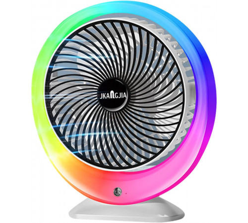 Вентилятор портативный Mini fan (VU-04/JKJ-103) (LED RGB, TYPE-C, аккум) // [602] (40 шт/ящ)