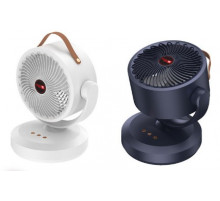 Вентилятор Mini fan (VU-05/FS-25) (LED, автовращение., адаптер) // [602] (18 шт/ящ)