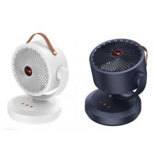 Вентилятор Mini fan (VU-05/FS-25) (LED, автовращение., адаптер) // [602] (18 шт/ящ)