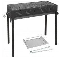 Мангал складной с ножками BARBECUE (CA-03-1) (Ш300/Д660/В600) (+решётка, протвень, щипцы) // [602] (4 шт/ящ)