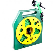 Шланг поливочный в катушке (15м) (с распылителем) BSM // [204] (12 шт/ящ)