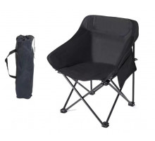 Стул-кресло NEW (stul-93) (складной паук) (Чёрный) (Г45/Ш65/В45-69) // [602] (20 шт/ящ)