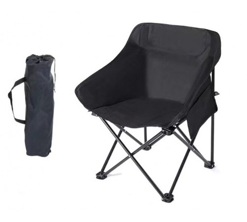 Стул-кресло NEW (stul-93) (складной паук) (Чёрный) (Г45/Ш65/В45-69) // [602] (20 шт/ящ)