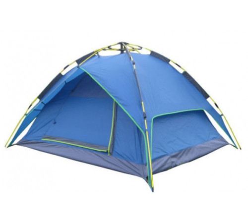 НЕТУ Палатка автоматическая (J1960) (4-х местная+козырёк) (200*200), (СИНЯЯ) // [602] (10 шт/ящ)