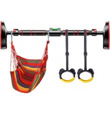 НЕТУ Турник раздвижной для подтягивания (TYRNIK-2) (+кольца+детская качелька) // [602] (10 шт/ящ)