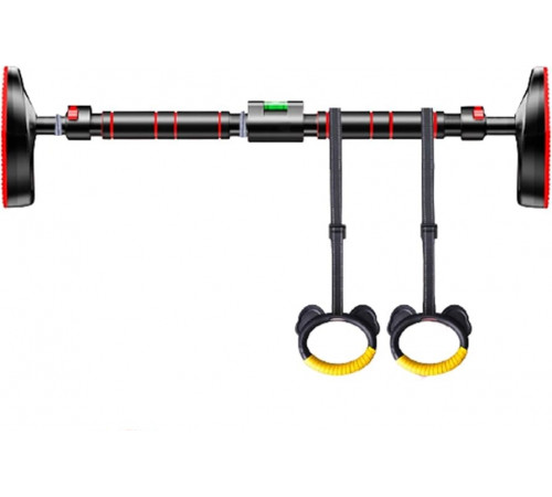 НЕТУ Турник раздвижной для подтягивания (TYRNIK-1) (+кольца) (min-68см/max-110см) // [602] (10 шт/ящ)