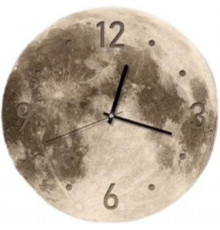 Часы настенные "Луна" с LED подсветкой (NCH-50-50) (АРАБСКИЕ+ТОЧКИ) (Ø-50см)  // [602] (10 шт/ящ)