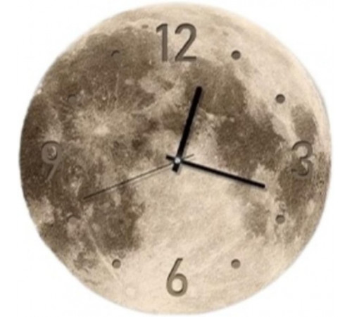 Часы настенные "Луна" с LED подсветкой (NCH-50-50) (АРАБСКИЕ+ТОЧКИ) (Ø-50см)  // [602] (10 шт/ящ)