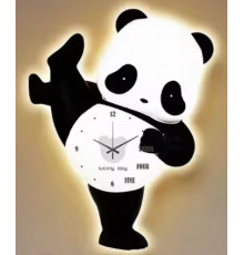 Часы настенные "Панда" с LED подсветкой (NCH-31-40) (40/31см) // [602] (10 шт/ящ)