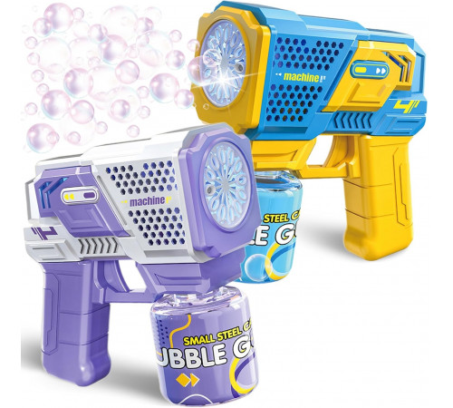 Пистолет генератор мыльных пузырей Bubble Gun (P162) (автомат.электро) // [602] (54 шт/ящ)