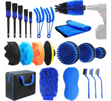 Комплект для мытья, очистки и полировки в сумке (CS-002) (20 предм) // [400] (12 шт/ящ)