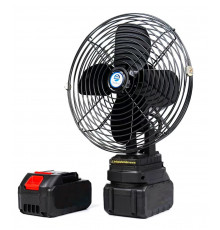 Вентилятор портативный (VAP-8-1/FK-VL-801) (8" металл, 2 аккум. 21V(тяж)) // [309] (16 шт/ящ)