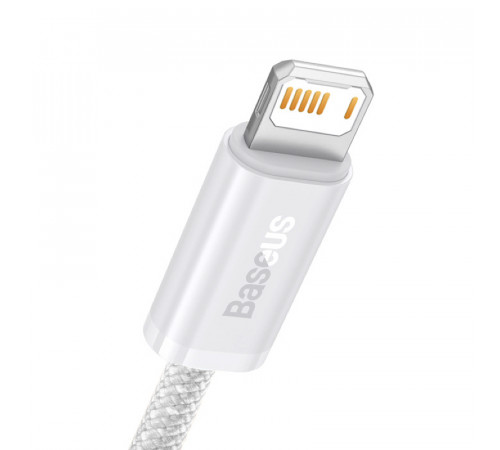 Кабель Baseus Dynamic Series Fast Charging Data Cable USB to iP 2.4A 1m White (CALD000402)