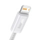 Кабель Baseus Dynamic Series Fast Charging Data Cable USB to iP 2.4A 1m White (CALD000402)