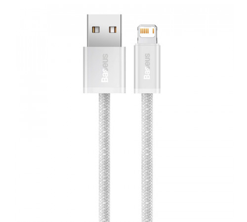 Кабель Baseus Dynamic Series Fast Charging Data Cable USB to iP 2.4A 1m White (CALD000402)