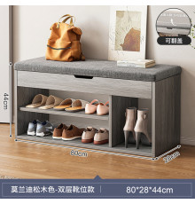 НЕТУ Банкетка в прихожую (STL-MD 79) (Г28/Ш80/В44) (СЕРАЯ) // [307] (1 шт/ящ)