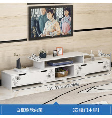 Стенка в гостинную под TV (STL-MD 80) (Г30/Ш196/В35) (БЕЛАЯ) // [307] (1 шт/ящ)