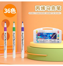 НЕТУ Набор АКРИЛОВЫХ маркеров (Acril-36) (36шт) // [403] (80 шт/ящ)