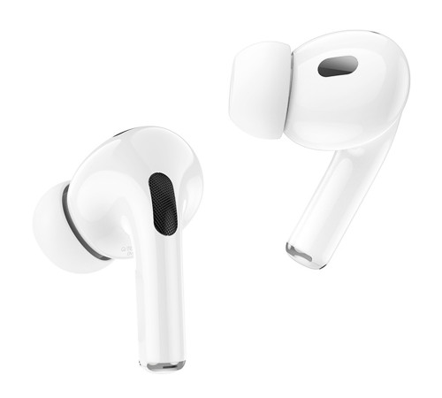 Бездротові навушники TWS BOROFONE BW76 Brocade, touch screen, ANC, Champagne White (6941991114236)