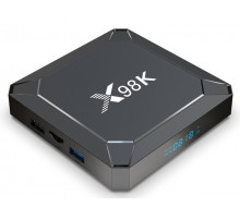 НЕТУ Приставка TV-BOX (X98K) (Android 13, 4/32) (8K) (чёрная коробка) [602] (20 шт/ящ)