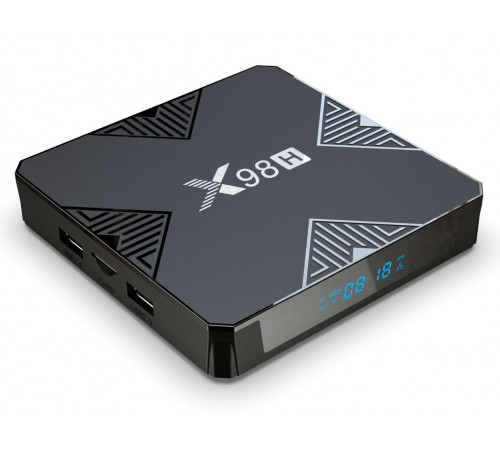 НЕТУ Приставка TV-BOX (X98H) Android 12, 4/32) (4K) (серая коробка) [602] (20 шт/ящ)