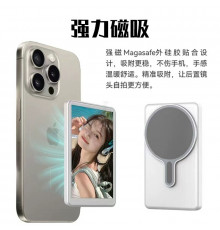 Магнитный экран с динамиками на заднюю панель телефона для селфи и блога (X40) [204] (50 шт/ящ)