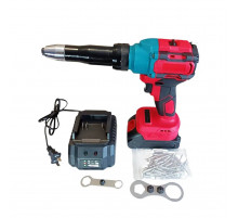 Электрозаклёпщик (BY-8506/8508) (чемодан, 1 аккум.) [602] (5 шт/ящ)