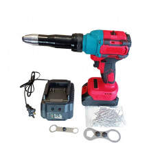 Электрозаклёпщик (BY-8506/8508) (чемодан, 1 аккум.) [602] (5 шт/ящ)