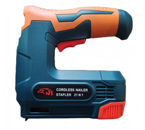 НЕТУ Электростеплер 2в1 (F10) (гвозди 1000шт, 10мм), (скобы 1000шт 53 тип, H-6мм, D-11.4мм) (встроен аккум.) [602] (20 шт/ящ)