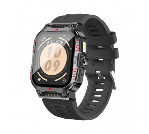 Смарт-годинник W&O X7 Plus 44mm. 300 mAh. IP67 Black (WOX7PBL)