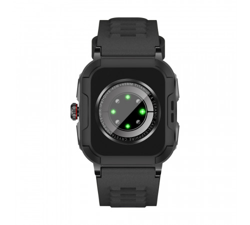 Смарт-годинник W&O X7 Plus 44mm. 300 mAh. IP67 Black (WOX7PBL)