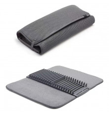 Коврик для сушки посуды (60/45см) (СЕРЫЙ) // [108] (30 шт/ящ)