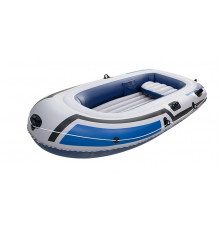 НЕТУ Надувная лодка (JR-2300) (225/133/41см) (3-х мест., 1 подушка, насос, вёсла) // [403] (3 шт/ящ)