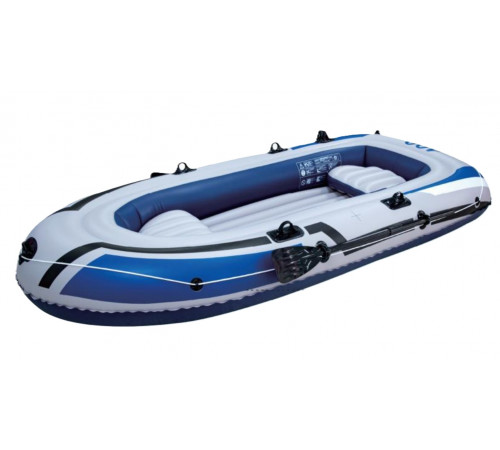 НЕТУ Надувная лодка (JR-2400) (264/145/41см) (4-х мест., 2 подушки, насос, вёсла) // [403] (2 шт/ящ)