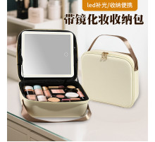 НЕТУ Сумка-органайзер для косметики с зеркалом и LED подсветкой (EVA) // [101] (20 шт/ящ)