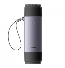 USB-хаб Baseus Lite Series USB-A & Type-C  to SD/TF Card Reader  Grey (WKQX060113)