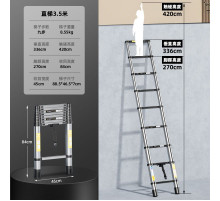 Лестница складная (LN-3,5) // [400] (1 шт/ящ)