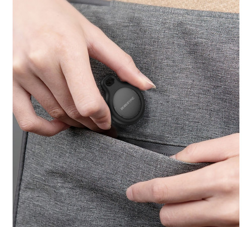Трекер BOROFONE BC101 Exquisite smart positioning anti-lost device Midnight Black (6941991117114)
