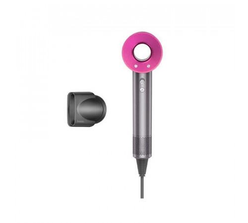 Фен HOCO HP11 Plus 1600W High-speed negative ion hair dryer Rose Red (6942007631587)