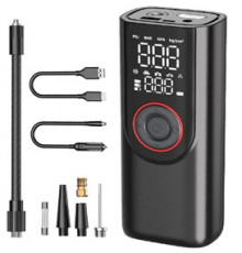 Компрессор портативный (ATJ-9566) (3-150PSI, 3*2000mAh, 80W) // [108] (20 шт/ящ)