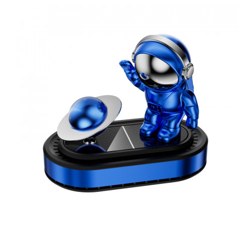 Автомобильный ароматизатор "Космонавт" (Vert-13) (с вращ. планеты на солн. панели) // [108] (100 шт/ящ)