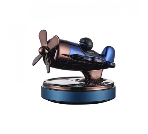 Автомобильный ароматизатор "Самолёт" (Vert-15) (с вращ. пропел. на солн. панели) // [108] (100 шт/ящ)